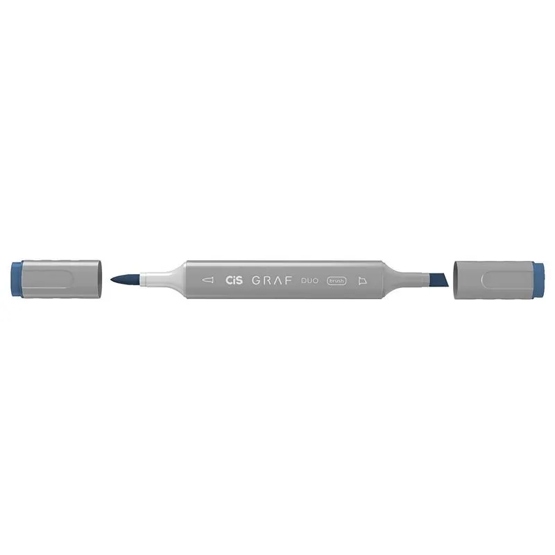 Marcador Artistico Cis Graf Duo Brush Prussian Blue