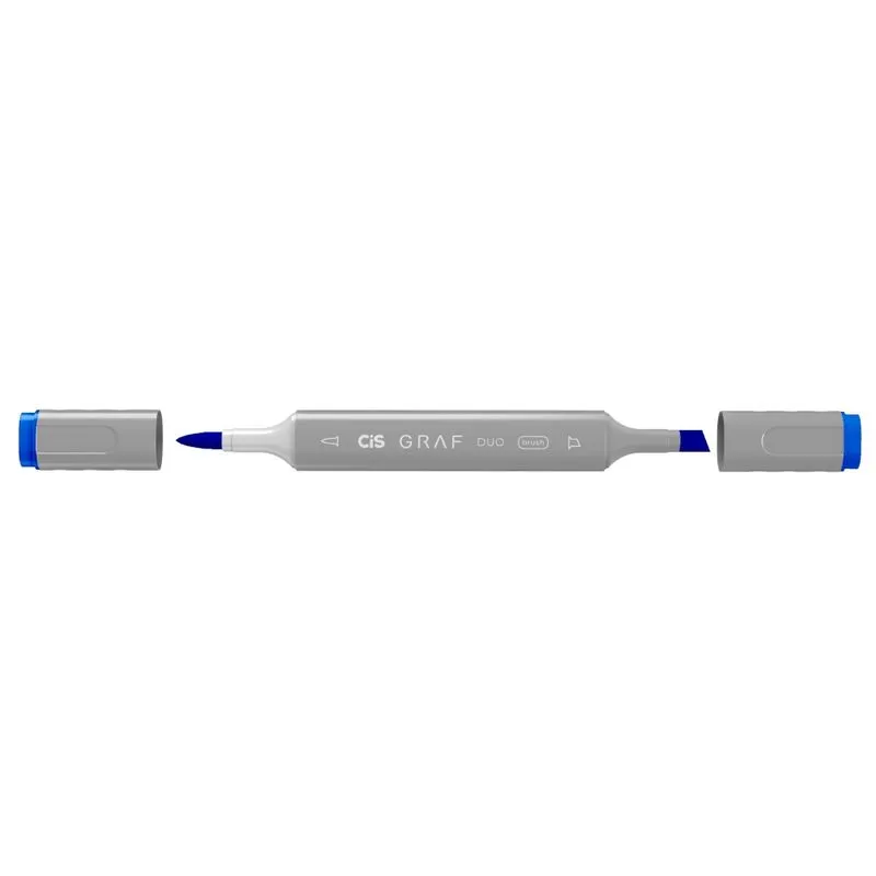 Marcador Artistico Cis Graf Duo Brush Brillant Blue - 74
