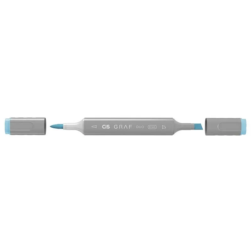 Marcador Artistico Cis Graf Duo Brush Sky Blue