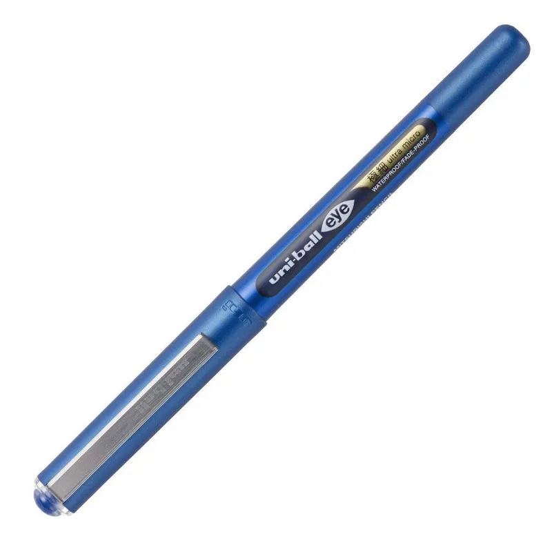 Caneta Roller 0.38mm Uni-ball Ultra Micro Ub-150 Azul 12 Un
