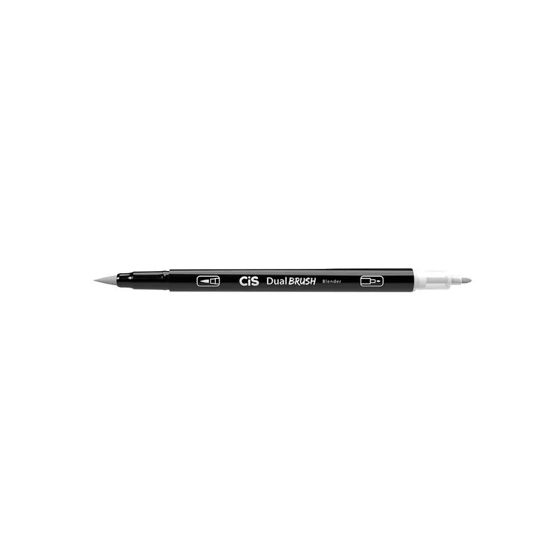 Marcador Artístico Cis Grafite Duo Brush Blender Pontas Pincel e Chanfrada Incolor