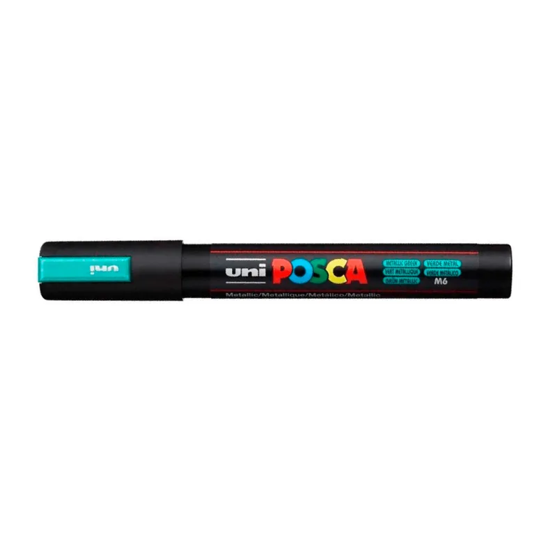 MARCADOR POSCA MULTIUSO PC-5M VERDE METALICO R.7.5182