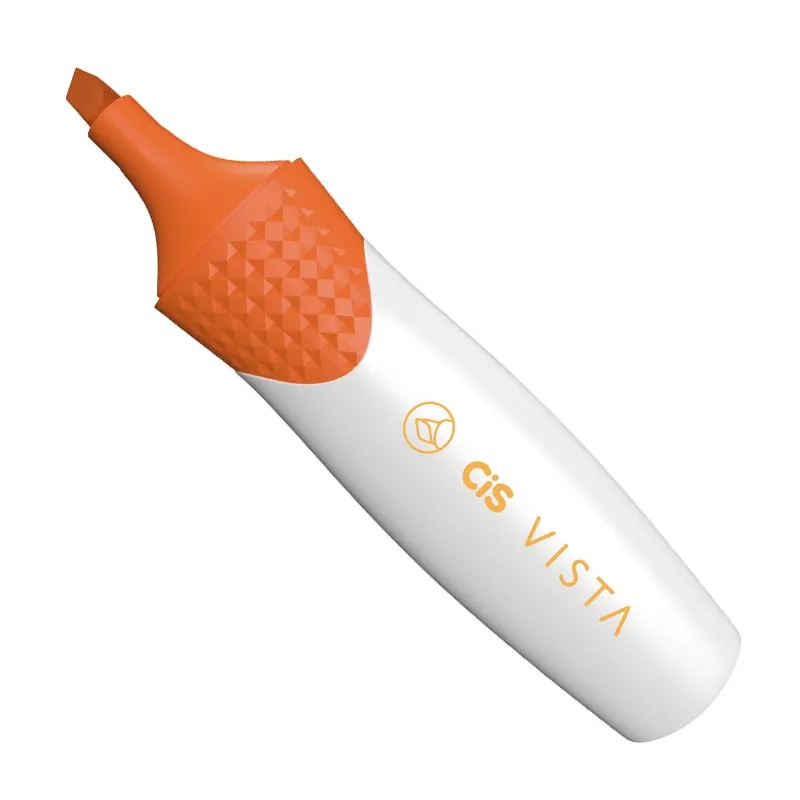 Pincel marca texto Vista - Laranja - Cis