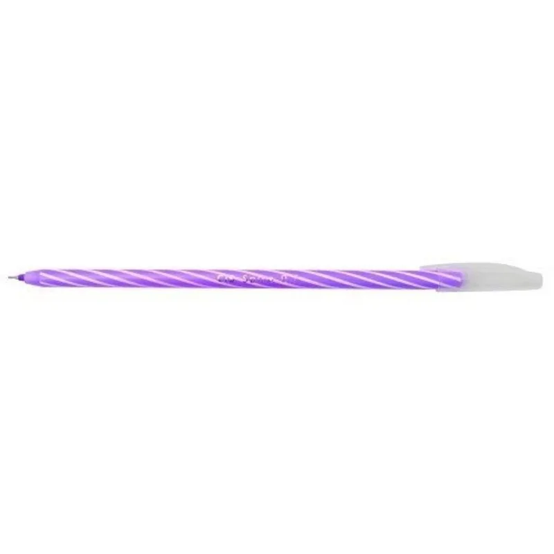 Caneta Esferográfica Cis Spiro Ponta Fina 0.7MM com Ponta Tipo Agulha 1 Unidade Roxo