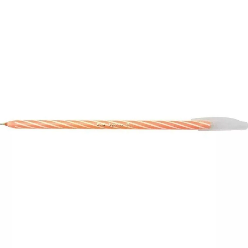 Caneta Esferográfica Cis Spiro Spiro Ponta Fina 0.7MM com Ponta Tipo Agulha 1 Unidade Laranja