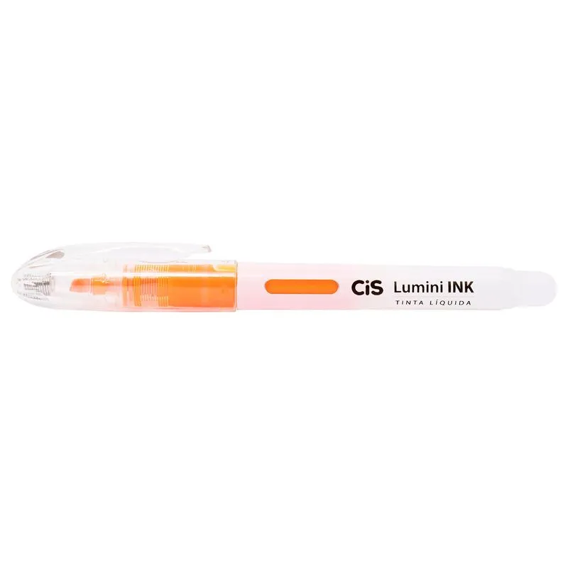 Marca Texto Cis Lumini Ink Laranja
