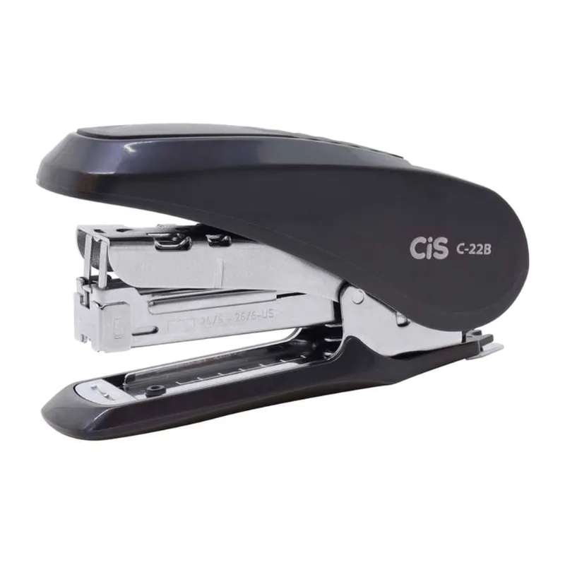 Grampeador CIS C-22B 30 Folhas 26/6 ou 24/6 Preto