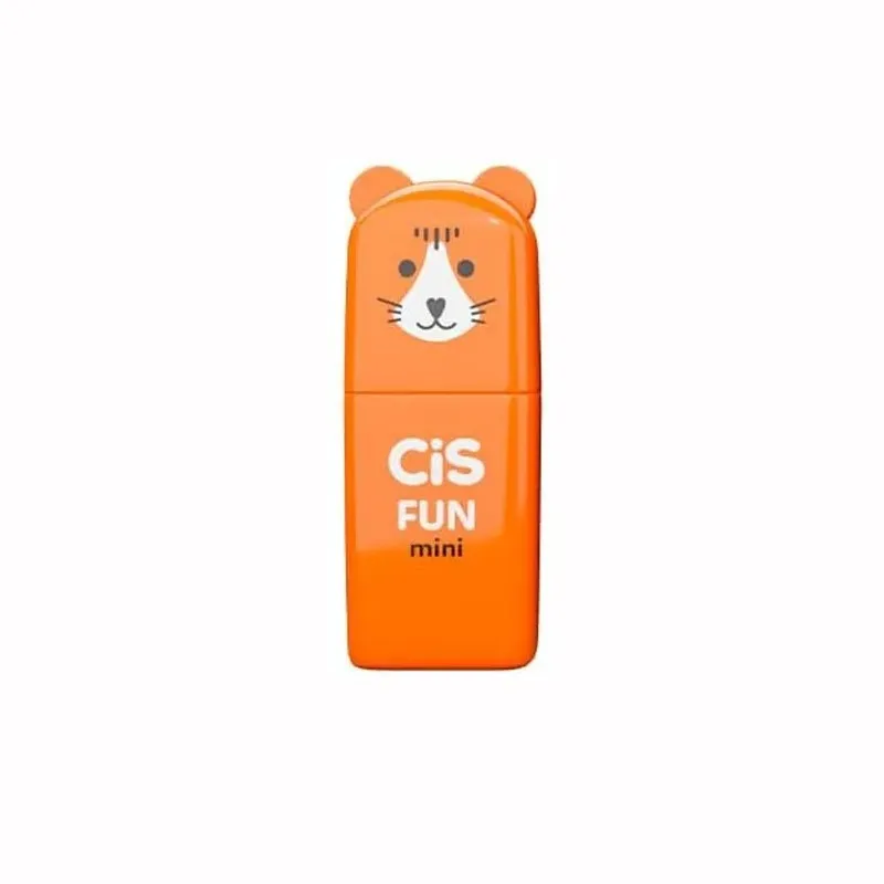 Pincel marca texto Fun Mini Laranja Neon - Cis