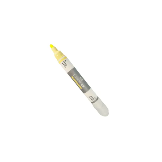 Marca Texto - Lumini Ex Slim 2 Pontas Amarelo - Cis