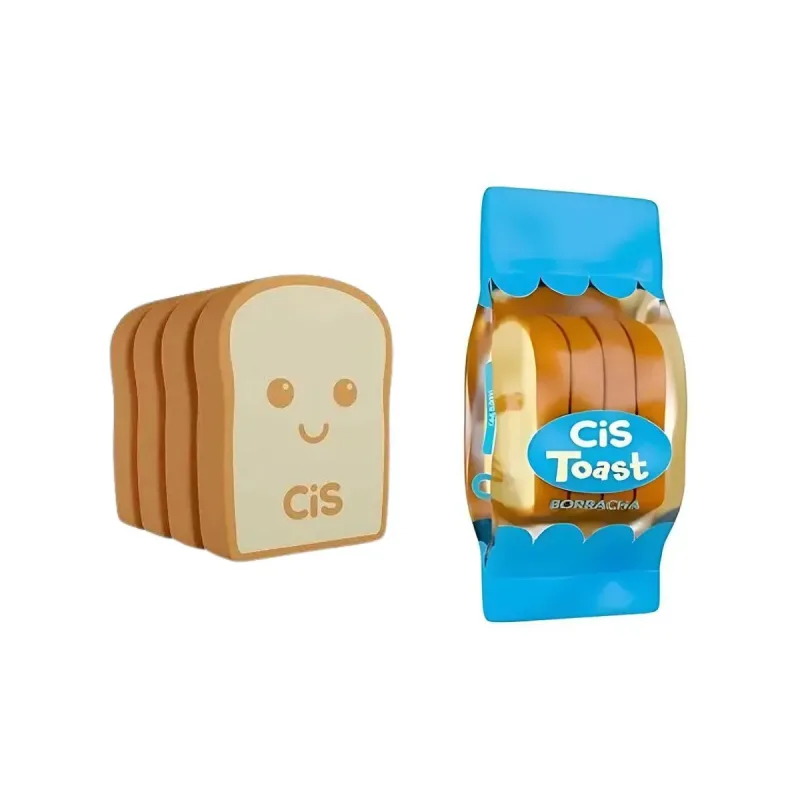 Borracha Cis Toast com 12 Blister com 4 Unidades