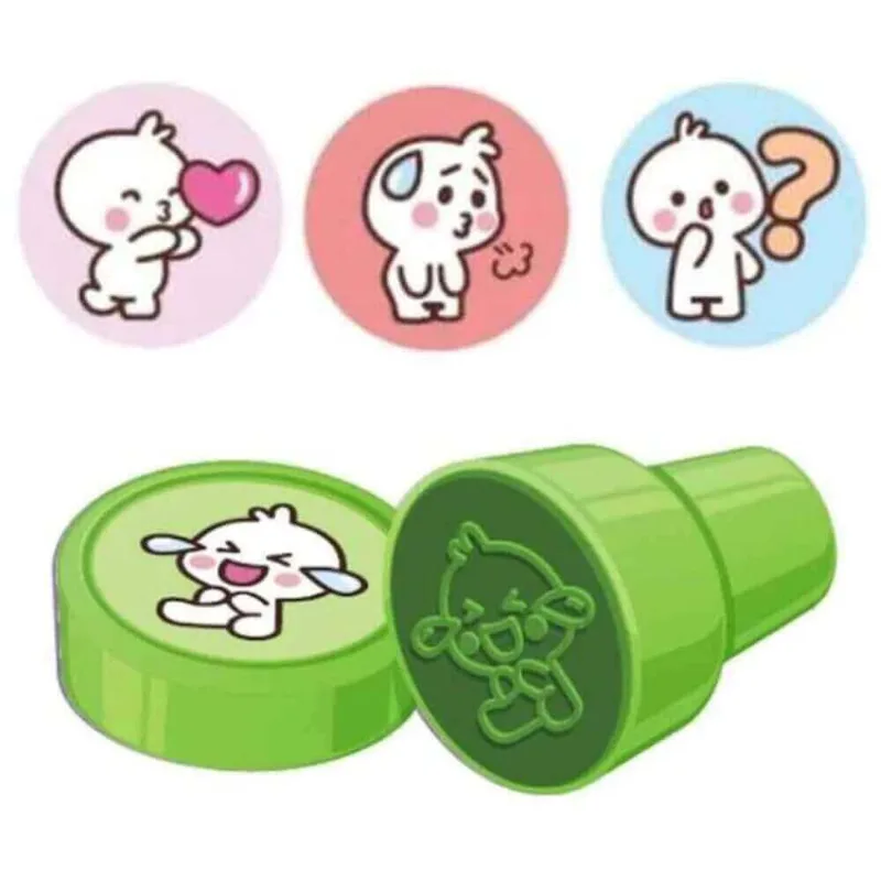 Kit 04 Carimbos Autotintados Cis Stamp Emoji (Ref. 57361) - Cis