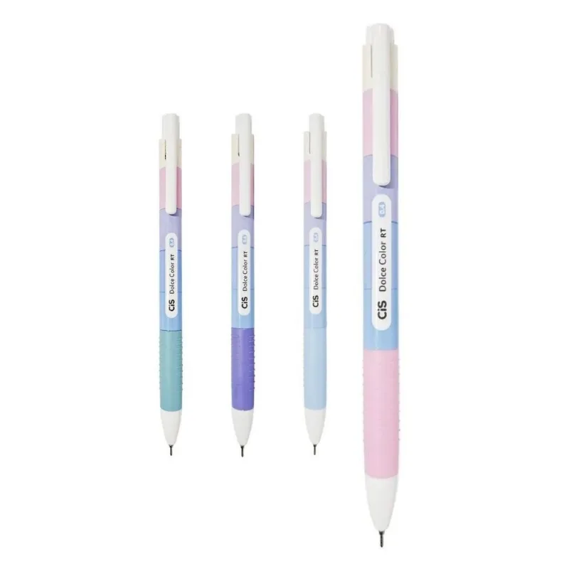 Caneta Esferográfica Dolce Color Rt Cis 0.4mm Sortidas Escolar Colorida Ponta Fina Escrita Vibrante
