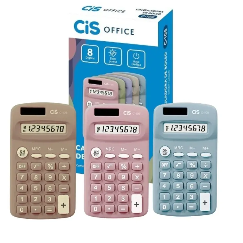 Calculadora Eletrônica De Bolso 8 Dígitos C-105 - CIS