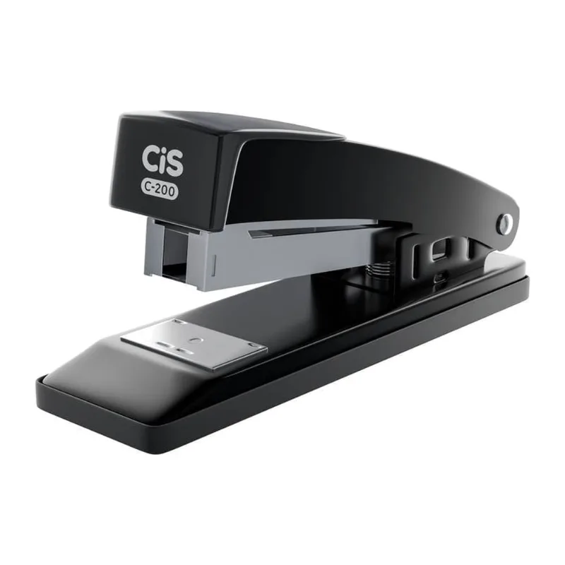 Grampeador CIS C-200 Metallic 26/6 Preto 25 Folhas
