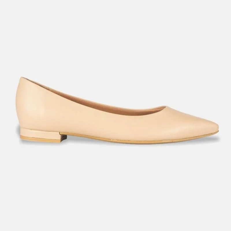 Sapatilha Vizzano Bico Fino Salto Baixo Pelica 1206.200.7286 37 / Bege