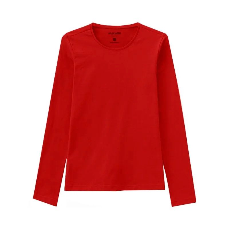 Blusa Manga longa inverno Feminina Meia Estação PP-XGG - 1000040422-VERMELHO-GG
