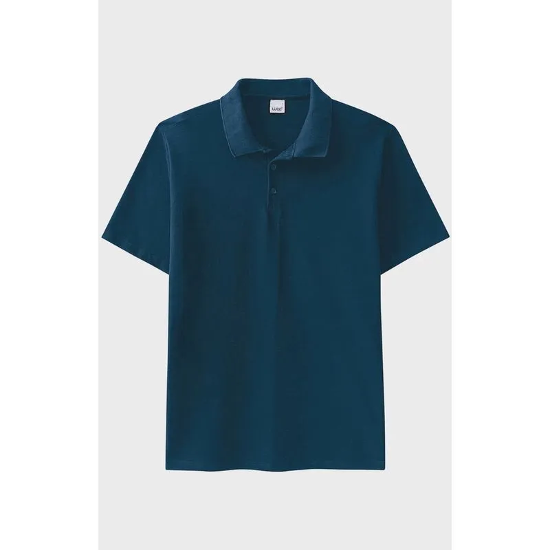 Camisa Polo Piquê Malwee Wee Masculina Plus Size
