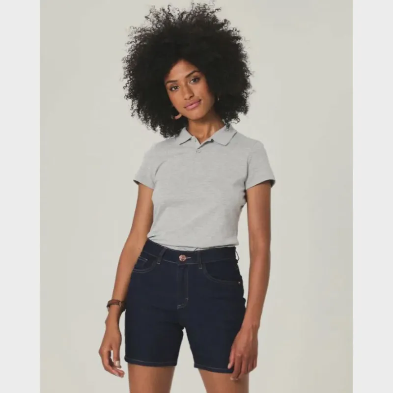 Camisa Polo Básica Feminina Malwee