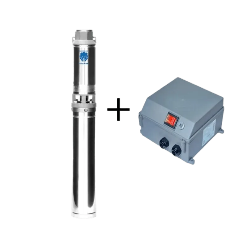 Bomba Submersa Leão 4" Polegadas 4R3IA-09 3/4Cv 110v Monofasico B25 Com Painel
