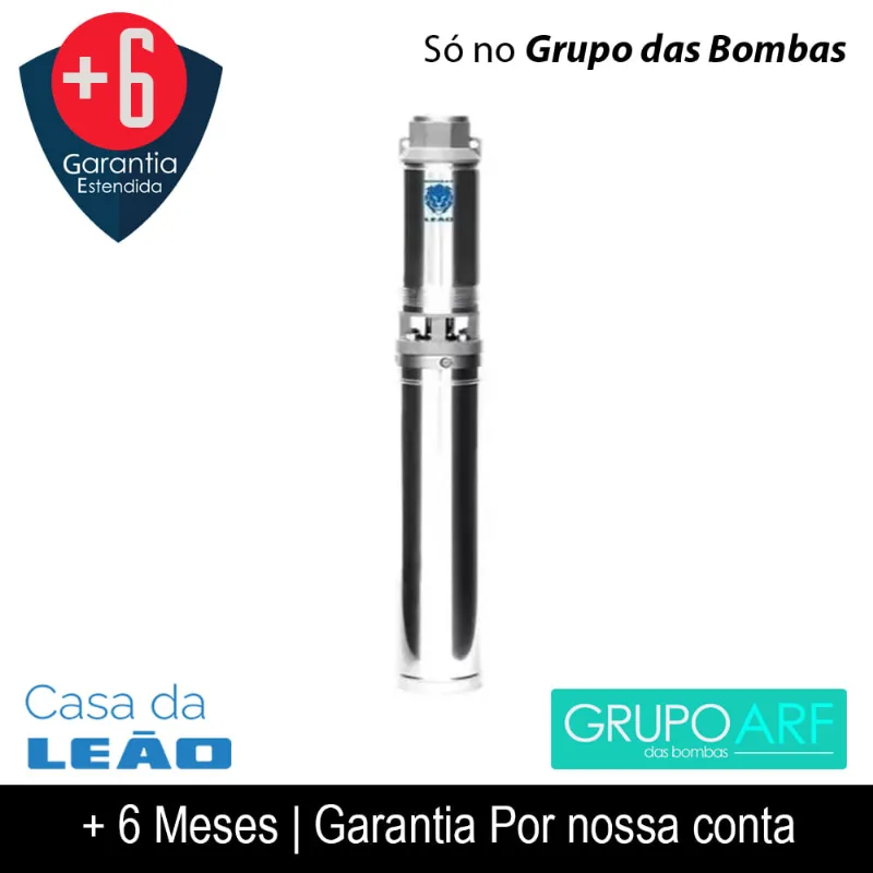 Bomba Leão Submersa Tipo Caneta 4R1PA-06 370 1/2Cv 220v Mono