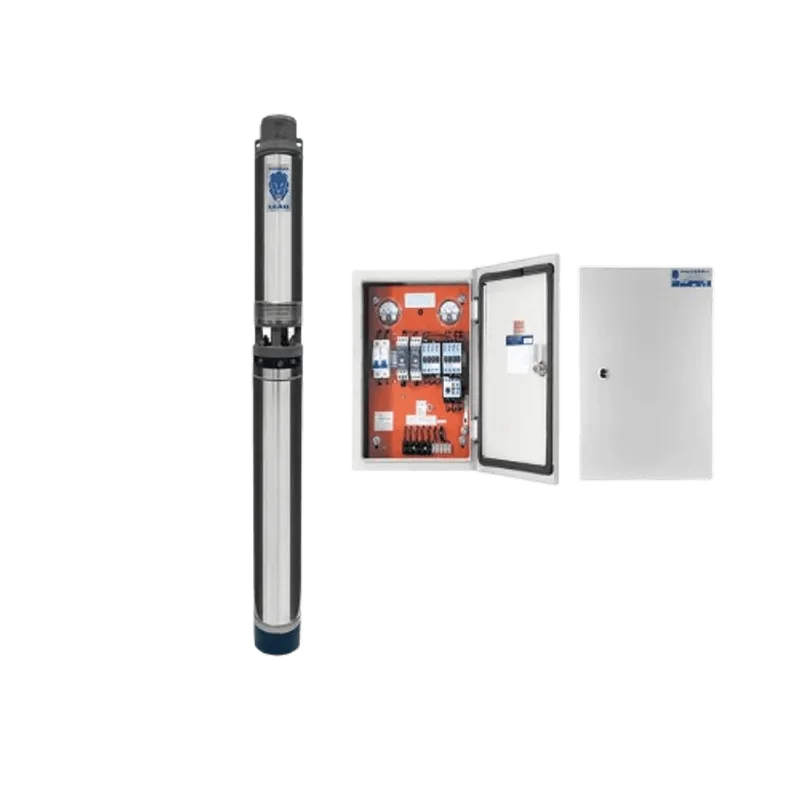 Bomba Submersa Leão 4" Polegadas 4R3RPA-03 1/2Cv 220V 370 Monofasico Com Painel