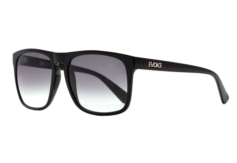 Óculos de Sol Evoke Evk 18 A01 Black Shine/ Gray Degradê
