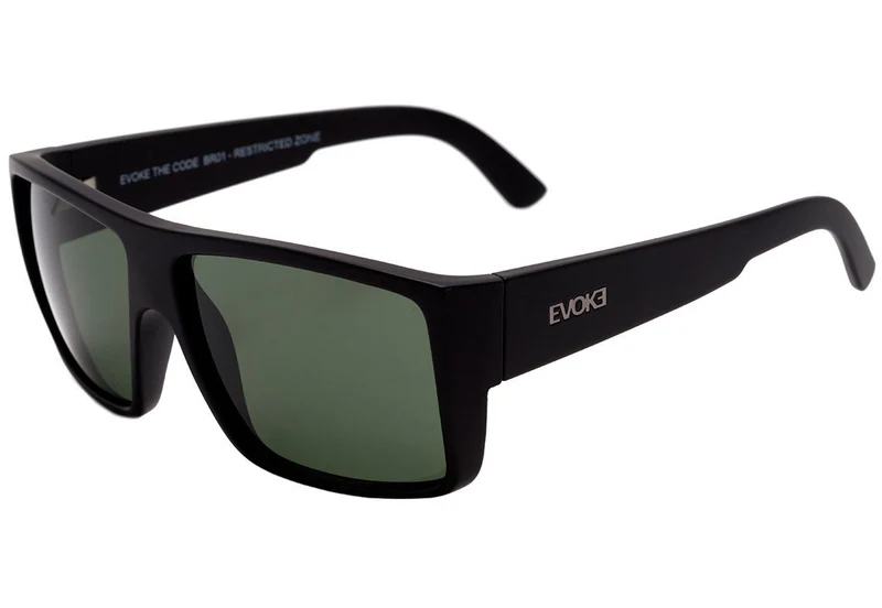 Óculos de Sol Evoke The Code BR01 Black Matte / G15