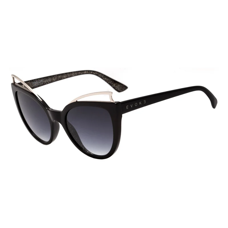 ÓCULOS DE SOL PENÉLOPE A01 BLACK SHINE GRAY GRADIENT