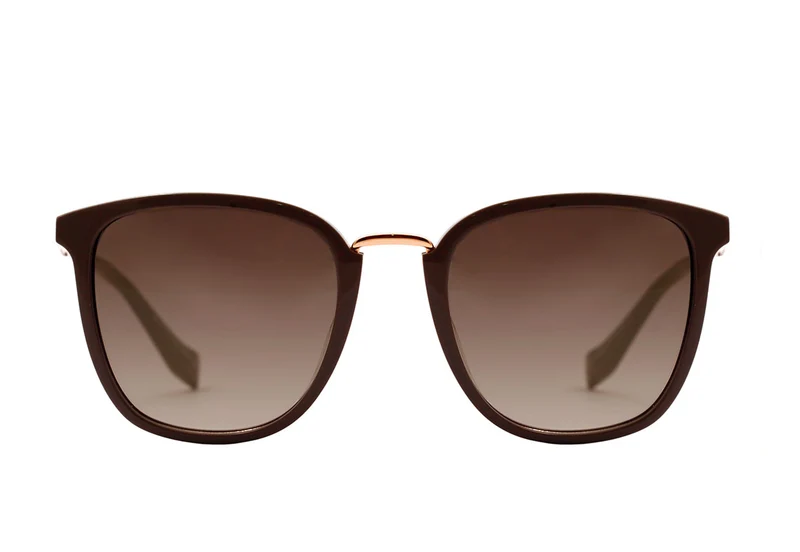 EVOKE FOR YOU DS37 - ÓCULOS DE SOL D01 Brown Shine/ Brown Degradê Unico
