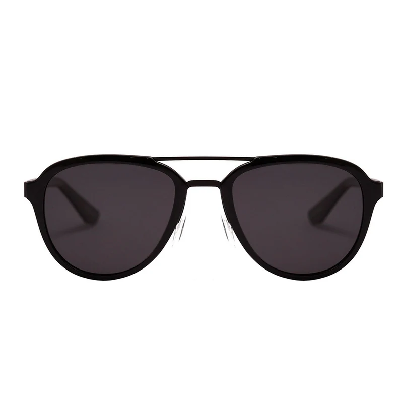 EVOKE FOR YOU DS14 - ÓCULOS DE SOL A01P Black Shine Temple Matte/ Gray Polarized Unico