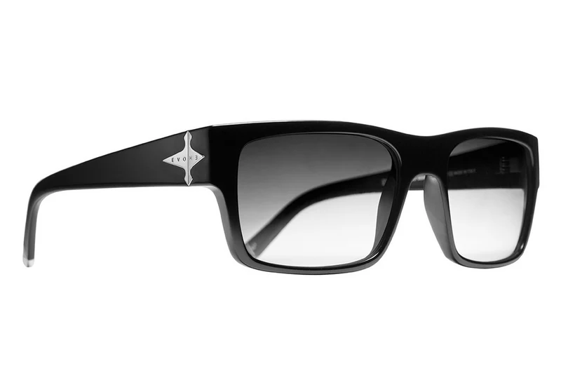 EVOKE CAPO I - ÓCULOS DE SOL Black Matte Gun/ Gray Degradê Unico