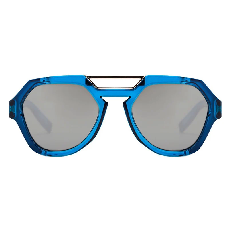 Óculos de Sol Evoke Avalanche T02 Crystal Blue / Gray Silver Flash Unico