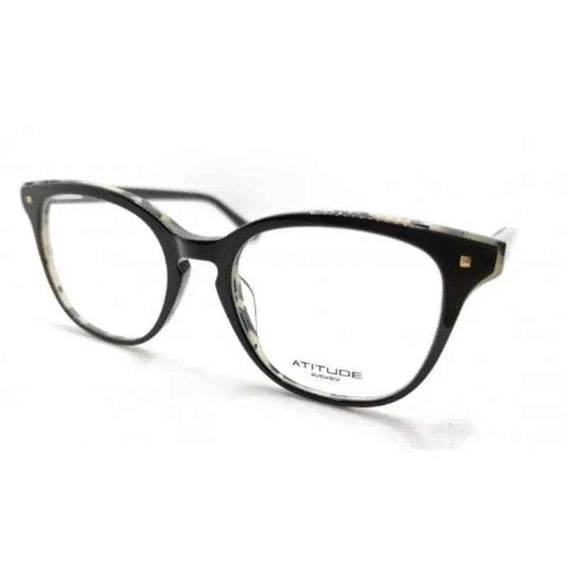 Armação de Óculos de Grau Atitude, modelo AT6245N, cor A01