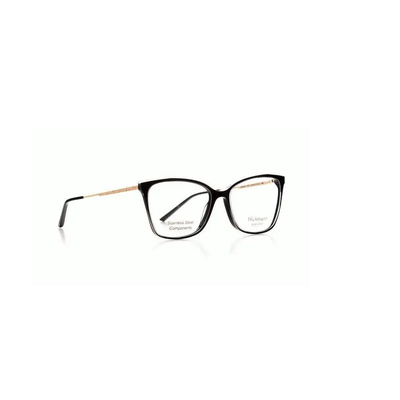 Armação Grau Feminina Hickmann Hi6201 Quadrado Preto 54mm