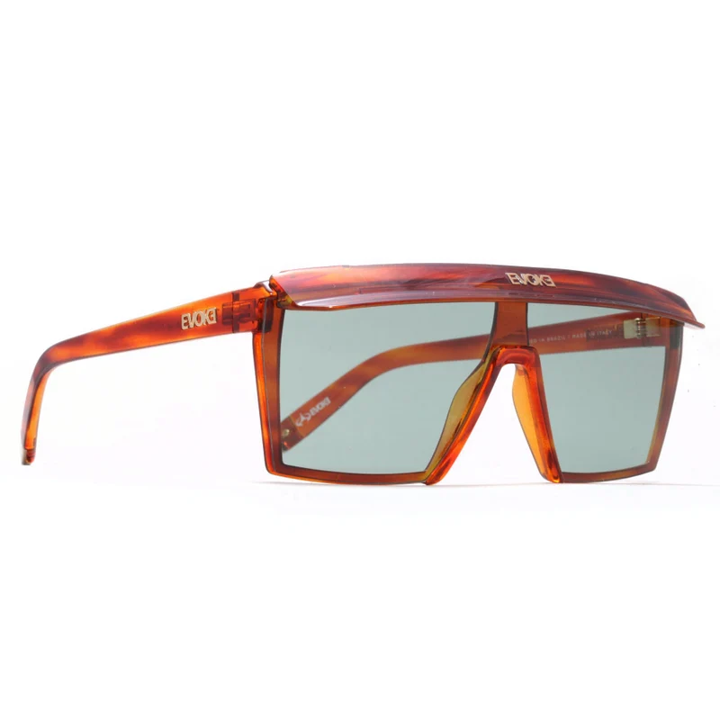 ÓCULOS DE SOL FUTURAH G22 HAVANNA RETRO GOLD LIGHT GREEN TOTAL