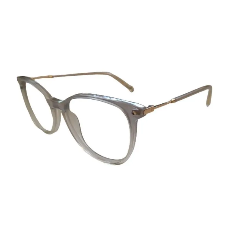 Armação Feminina Hickmann HI60001 - Retrô - Transparente - M