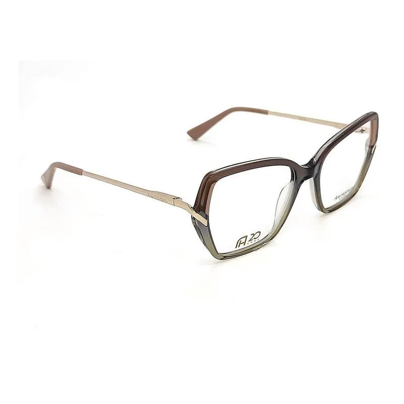 Óculos Armação Ana Hickmann Ah60038 G01 Bege Dourado