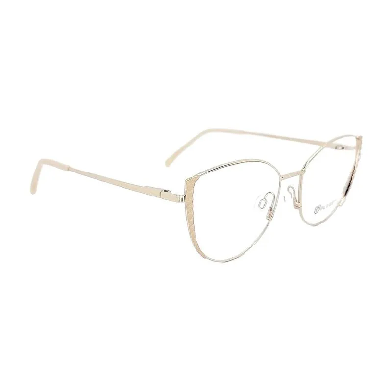 Armação De Óculos Bulget Bg1701 08a Dourado Brilho
