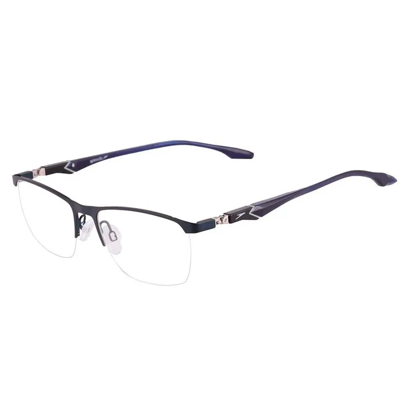 Armação De Óculos Speedo Haste 360 Sp1389 06a Azul Fosco