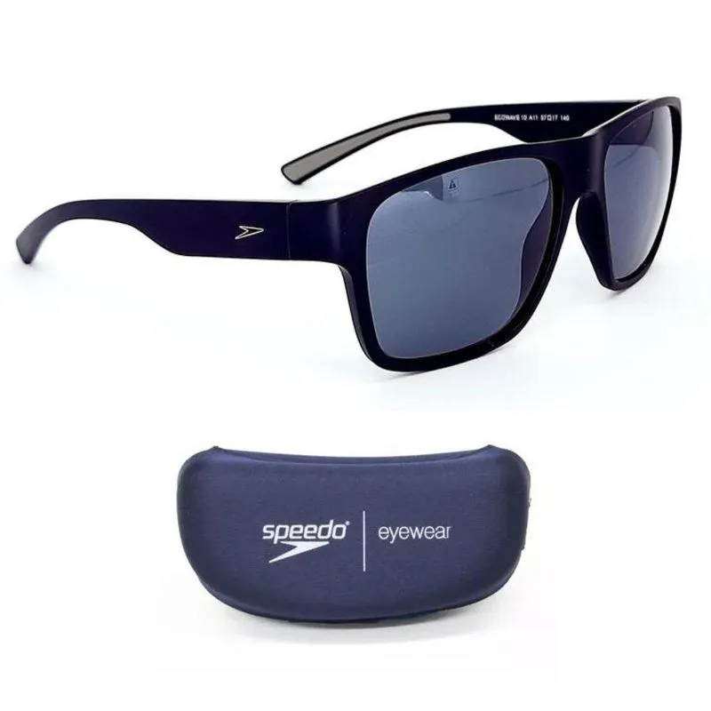 Óculos de Sol Speedo Ecowave 10 A11 Preto Fosco Polarizado