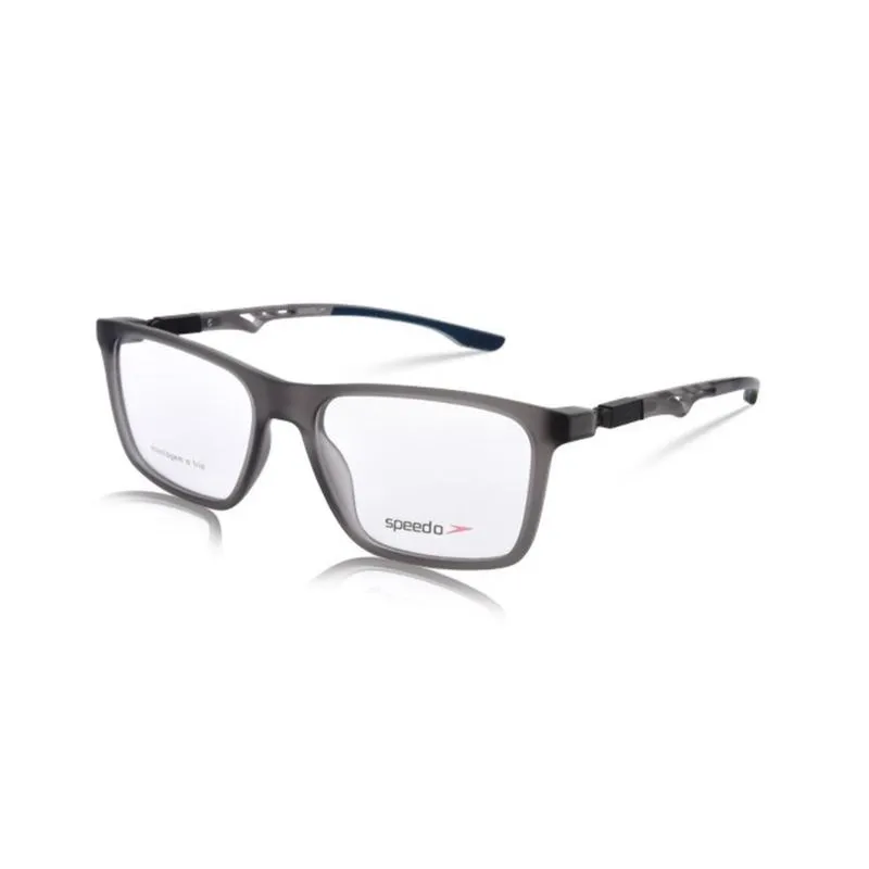 Armação De Óculos Speedo Haste 360 Sp4100 H11 Cinza Translúcido