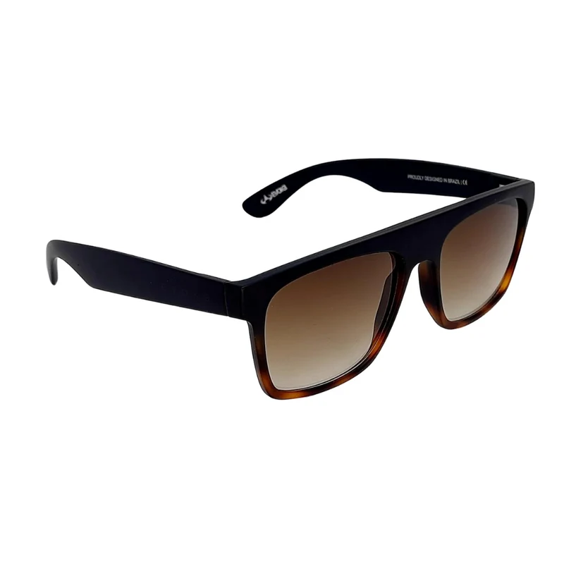 ÓCULOS DE SOL DAZE A21 BLACK TURTLE MATTE BROWN GRADIENT