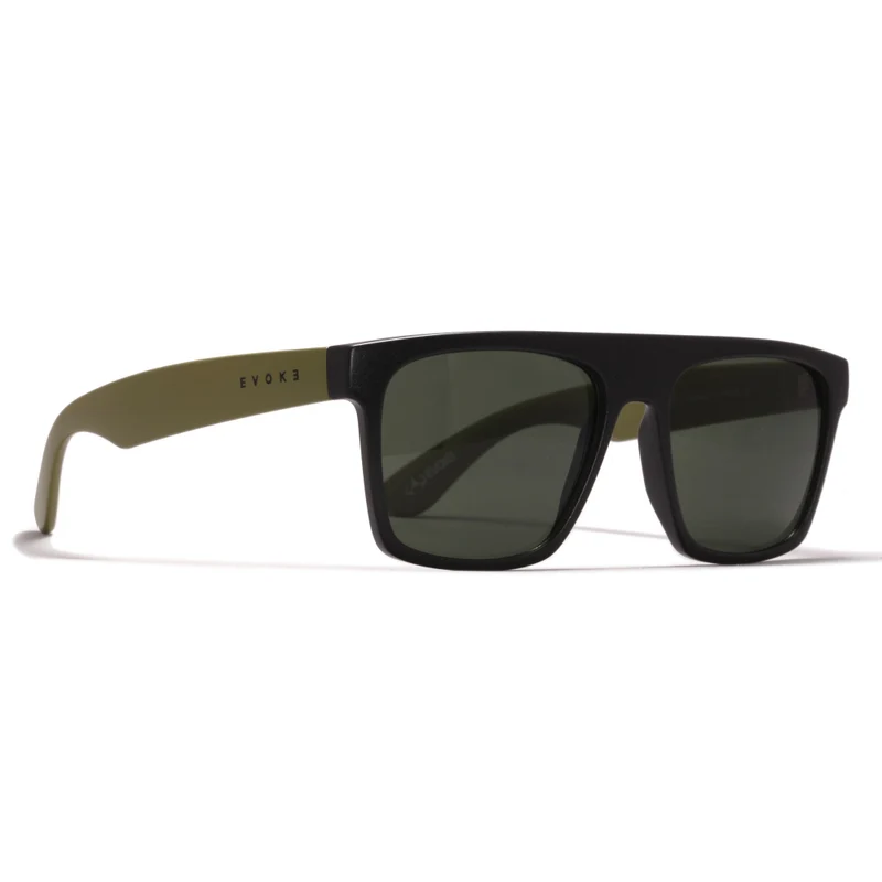 ÓCULOS DE SOL Evoke Daze AE11 Black Matte Olive Green