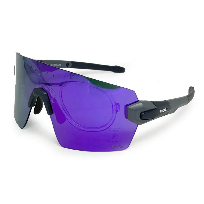 Óculos Evoke Elp 03 A12s Midnight Grey Lilac