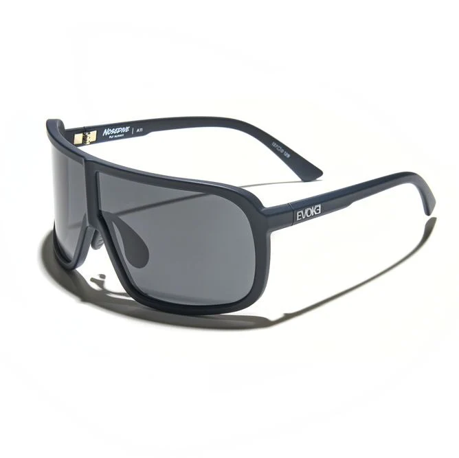 Óculos de Sol Nosedive High-end A11 Midnight Matte Silver Gray Total