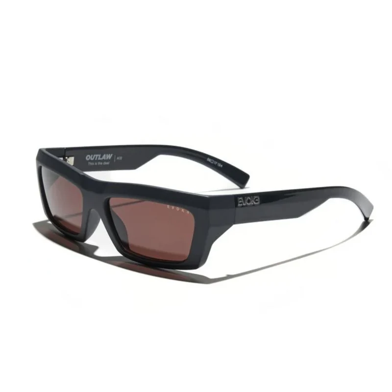 ÓCULOS DE SOL OUTLAW HIGH-END A12 MIDNIGHT MATTE SILVER BROWN TOTAL
