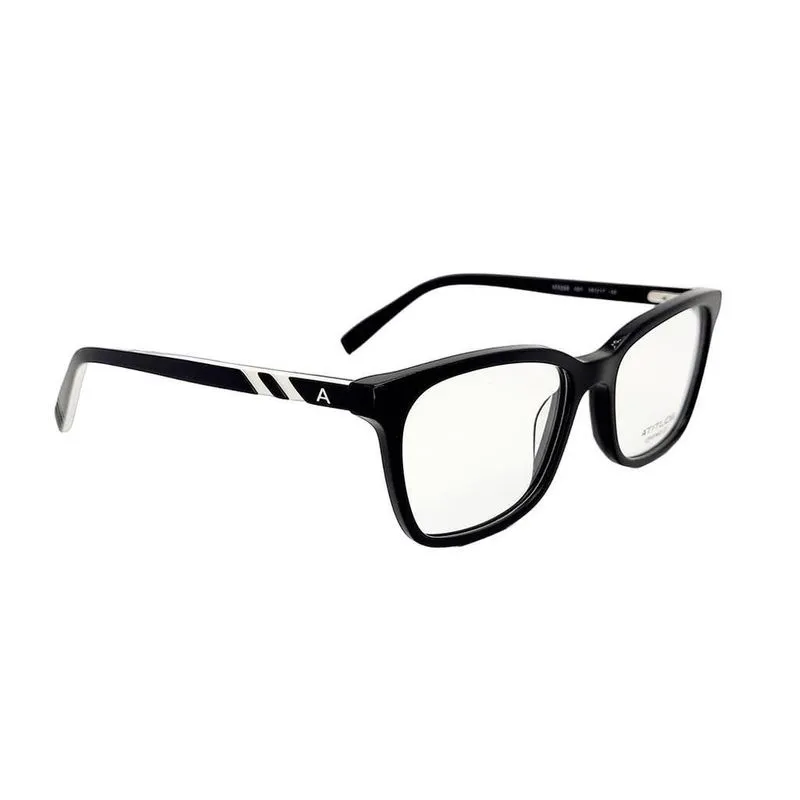 Armação Atitude AT6289 Quadrado Feminino Preto 54mm