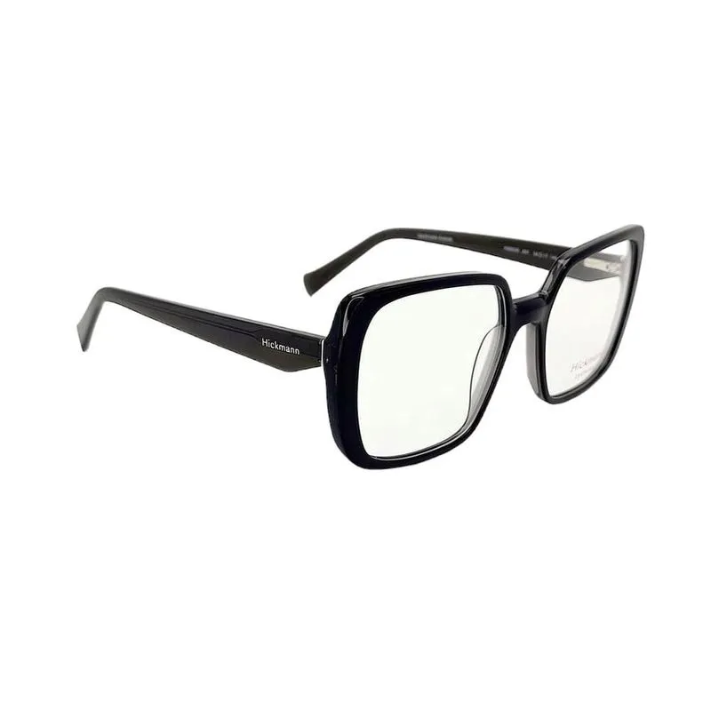 Armação De Óculos Hickmann Hi60035 A01 Preto Brilho