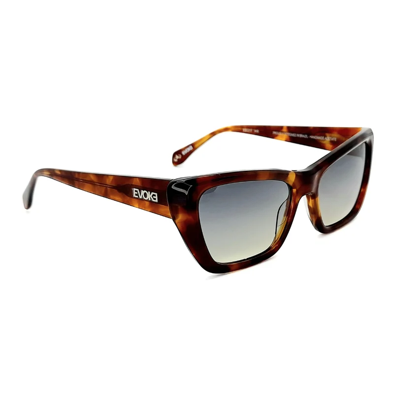 Óculos de Sol Evoke EVK 44 G21 Havana Shine Green Gradient