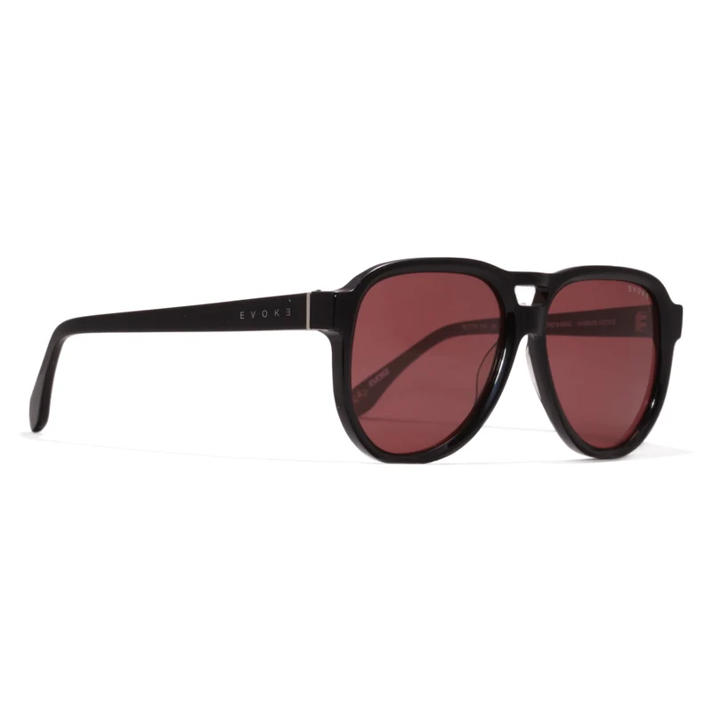 ÓCULOS DE SOL Evoke EVK 48 A03 Black Silver Purple